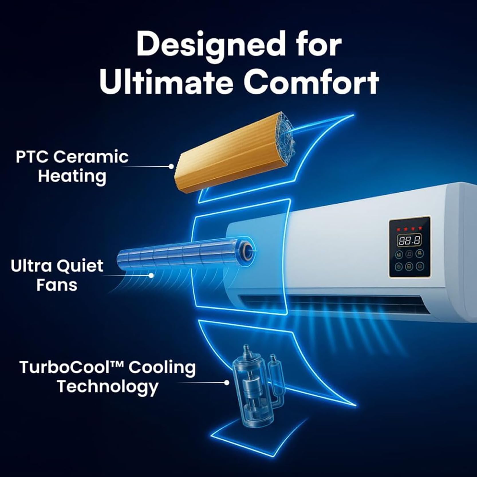 No Installation. Year-Round Comfort.