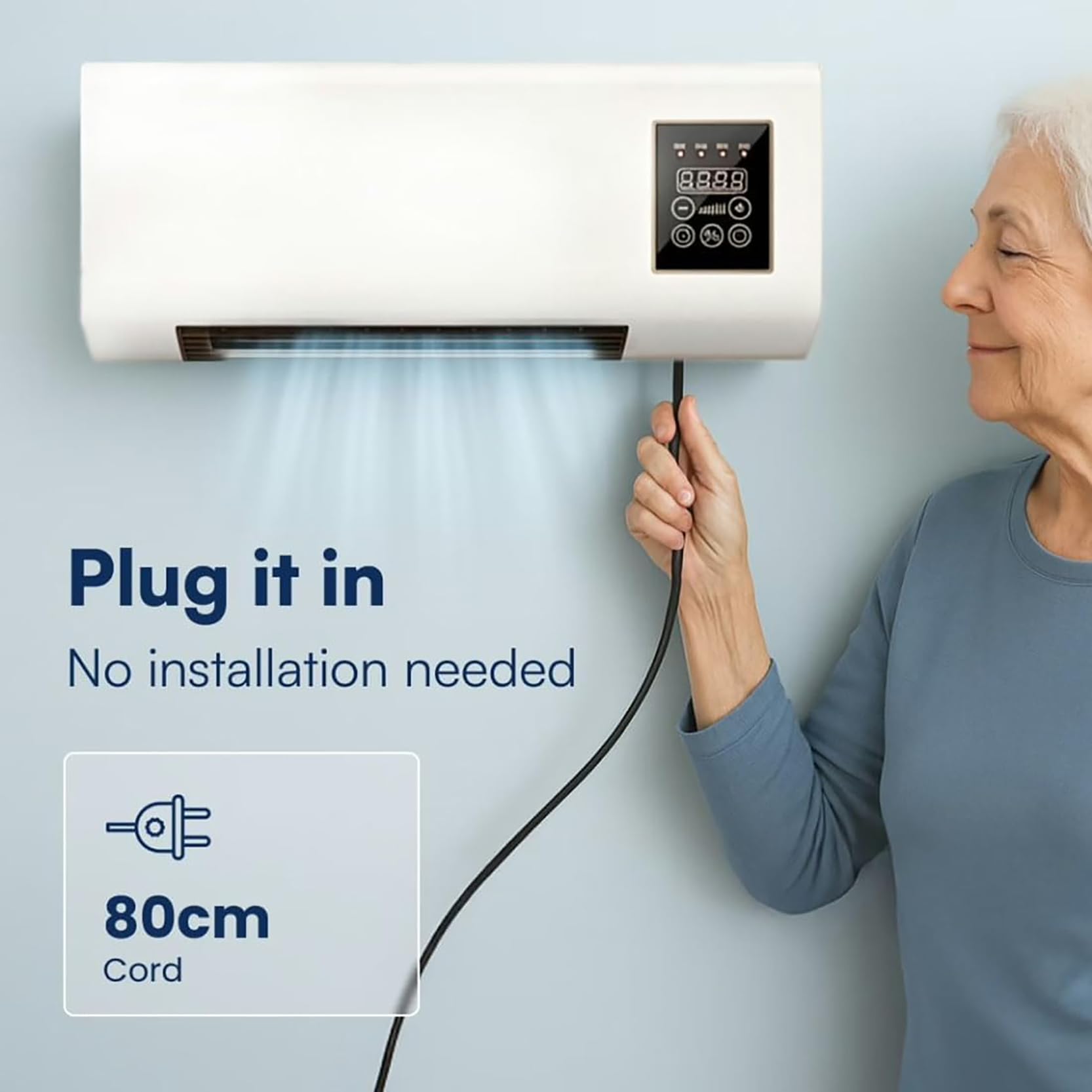 No Installation. Year-Round Comfort.