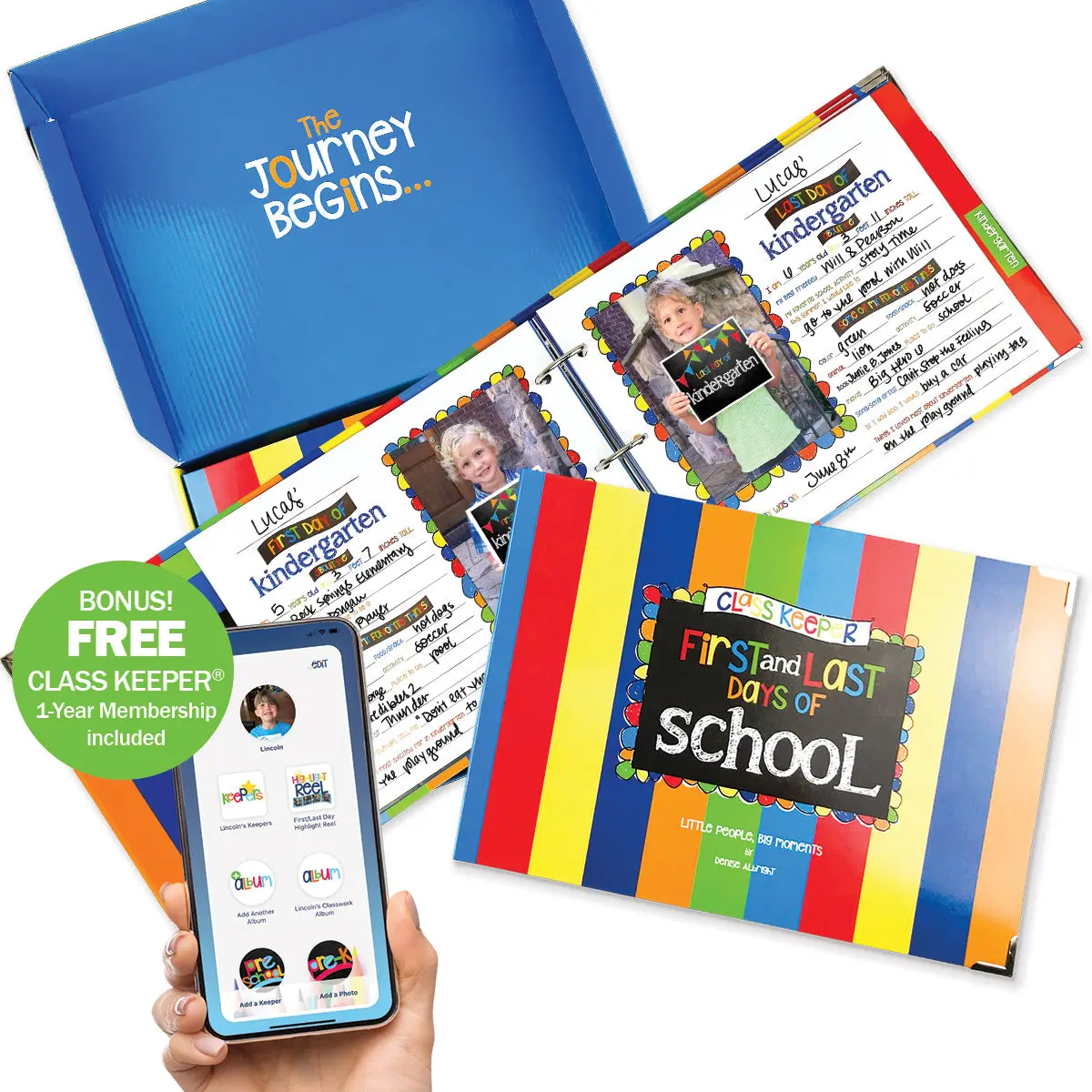 School Days Memory Book & Keepsake Album with App (2 Styles Available)