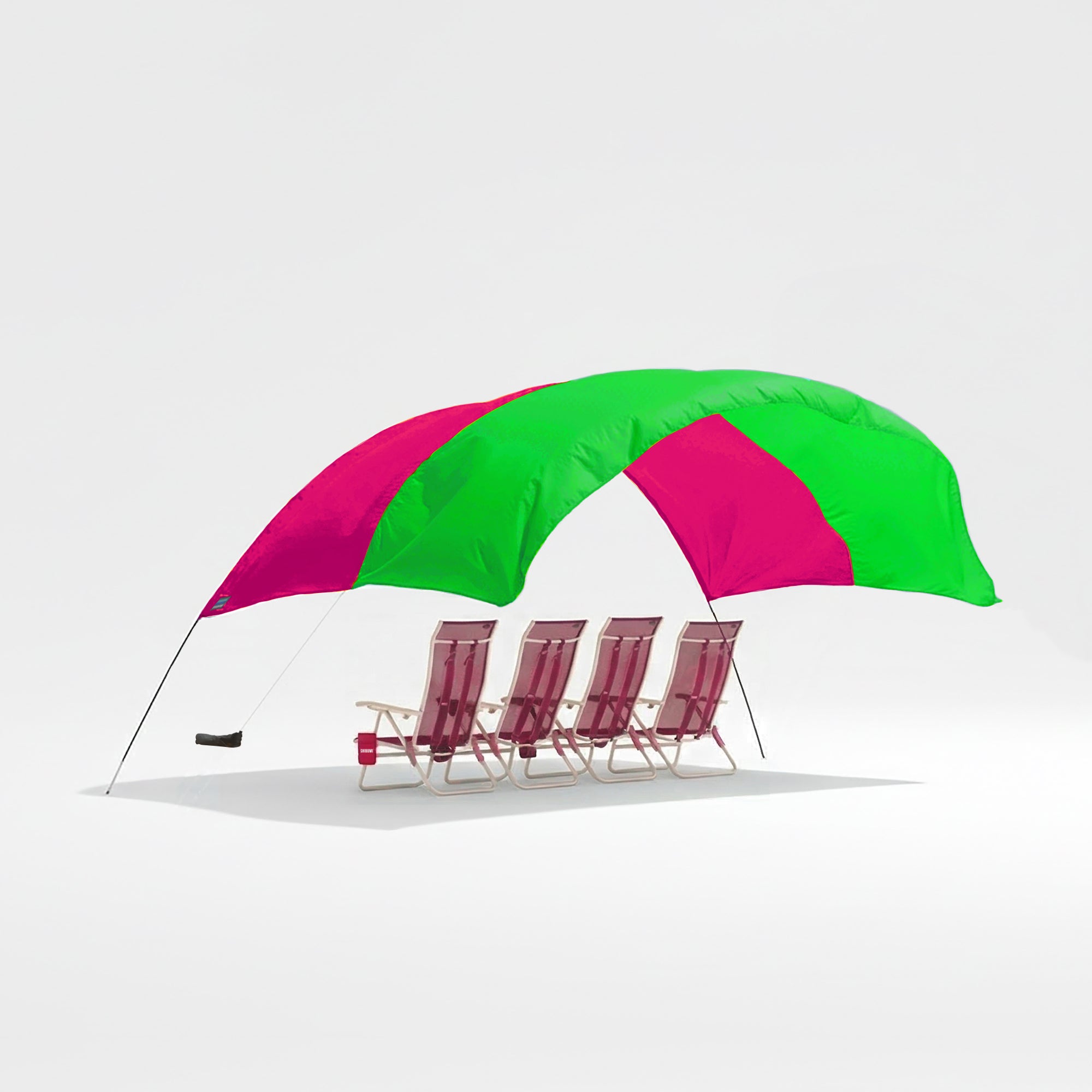 Wind-Assisted Beach Shade Canopy - Lightweight Portable Sun Shelter for Beach, Camping & Park
