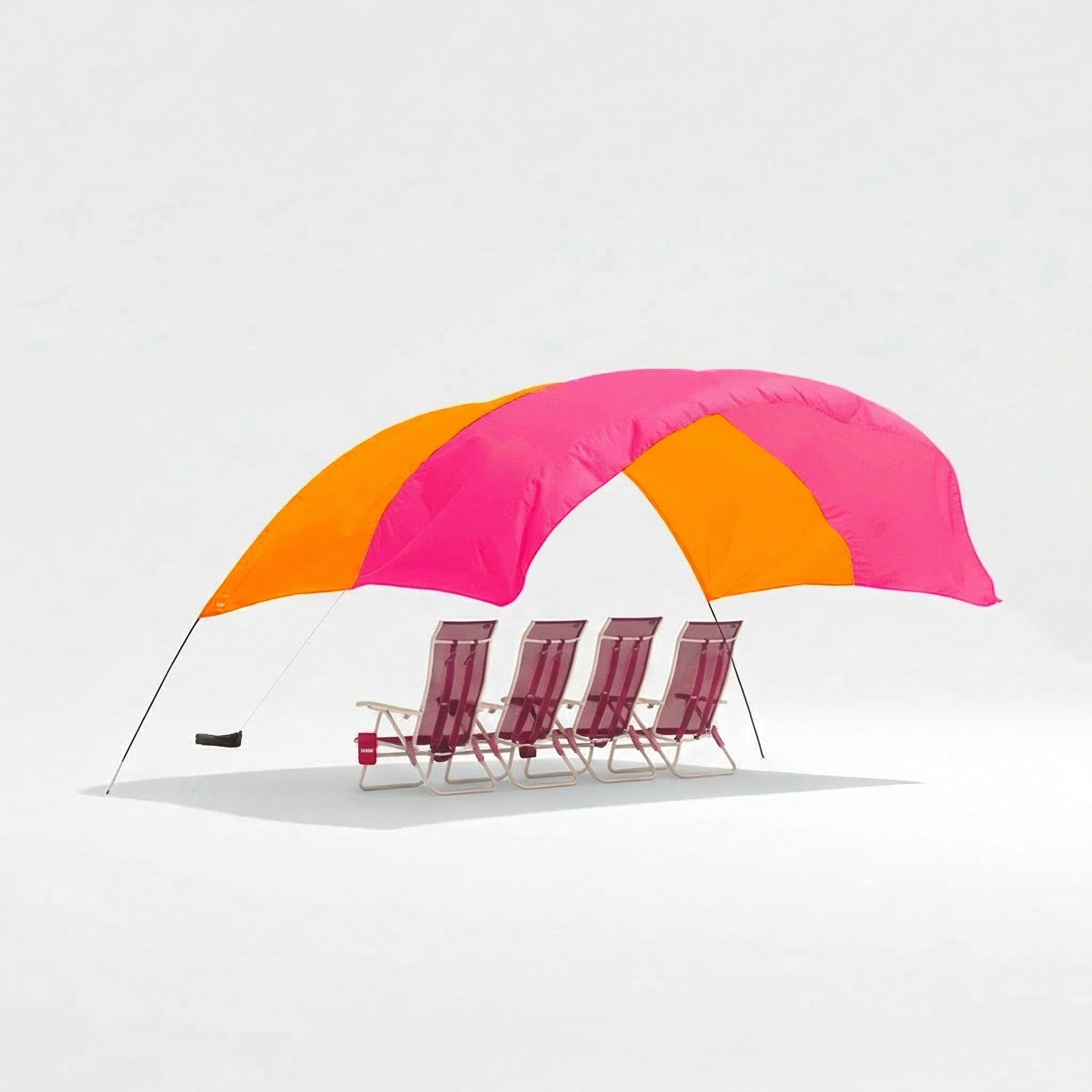 Wind-Assisted Beach Shade Canopy - Lightweight Portable Sun Shelter for Beach, Camping & Park