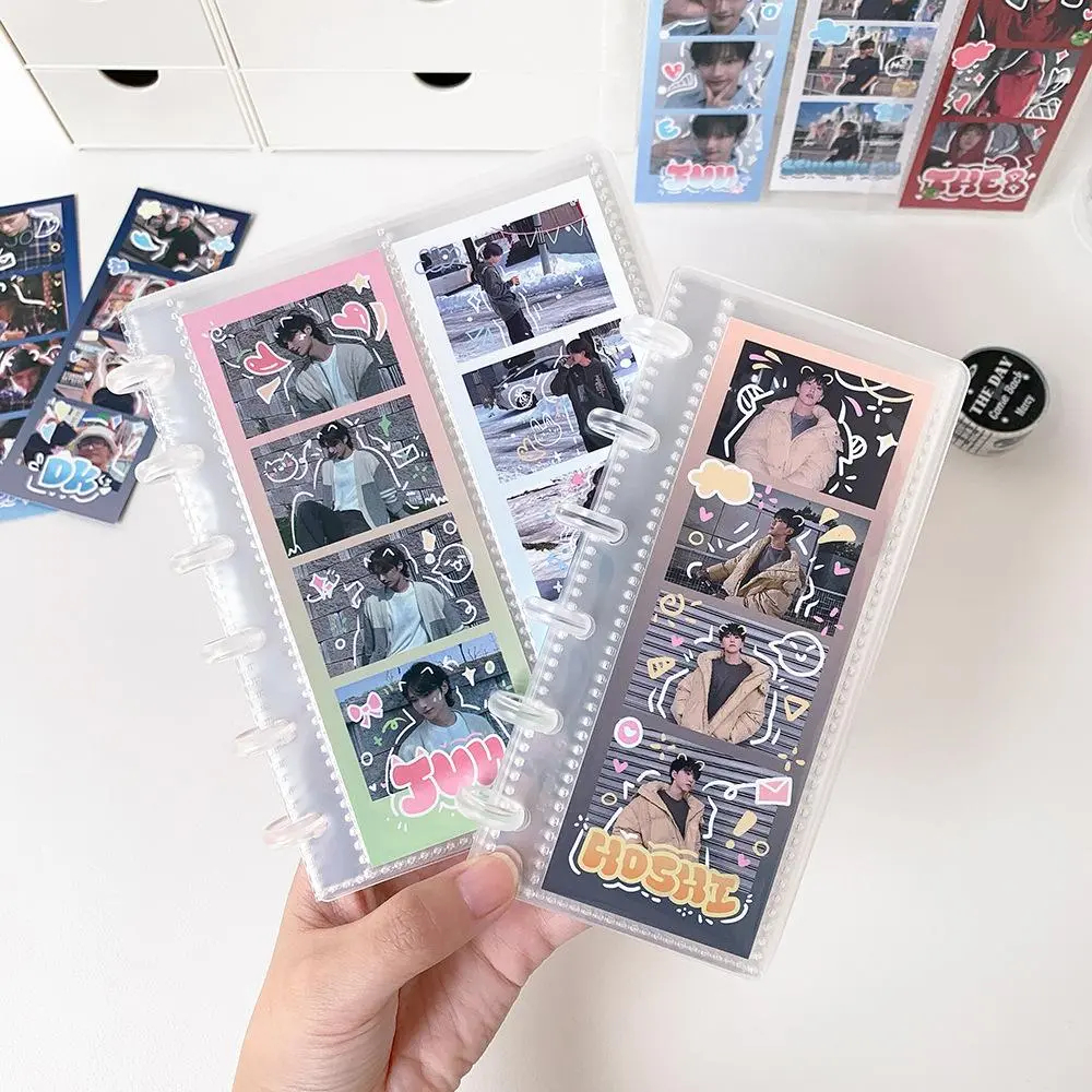 Clear Photo Booth Frame Album for 2x6 Photos, 20 Pages