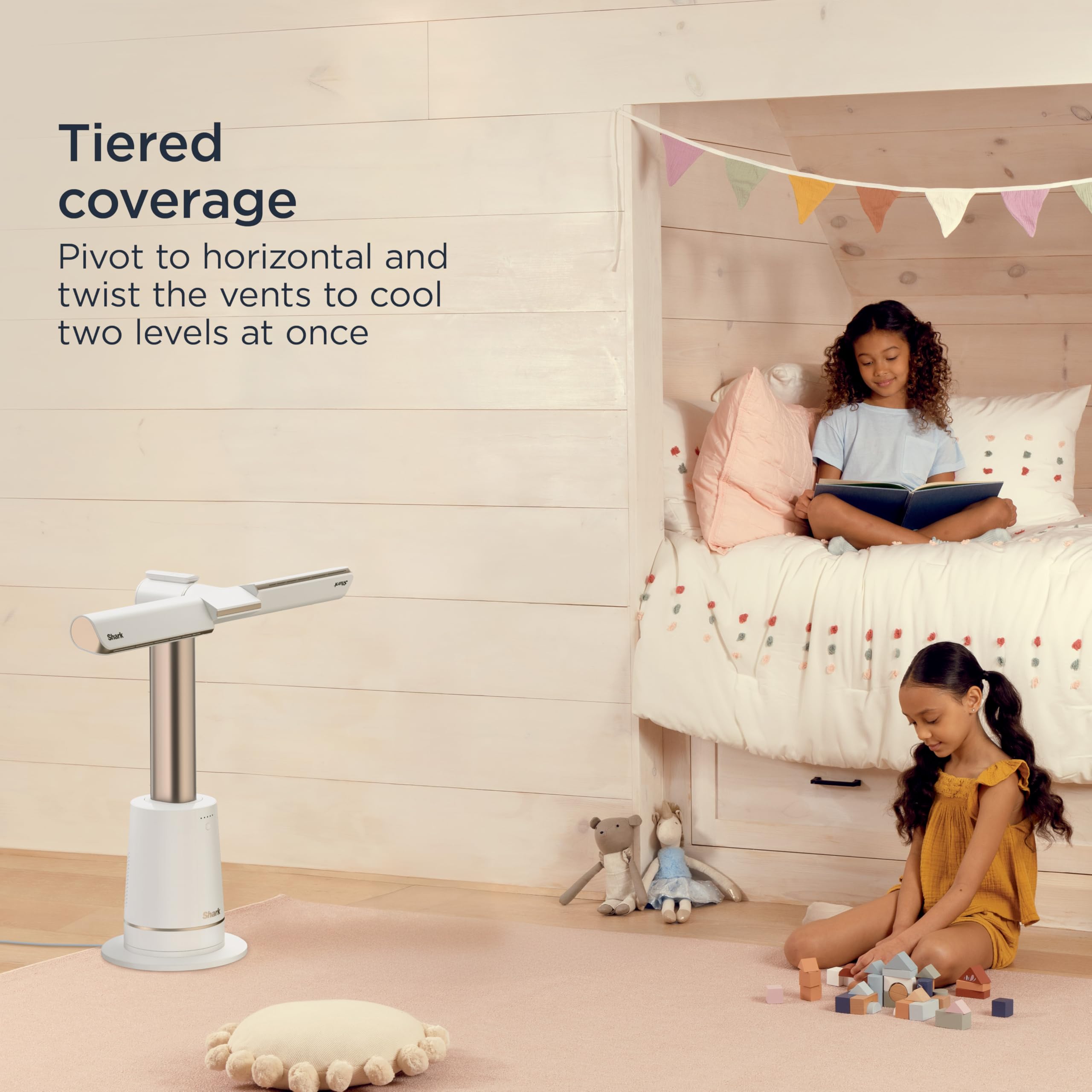 Quiet Bladeless Tower Fan | 180° Oscillating Cooling Fan for Home & Office