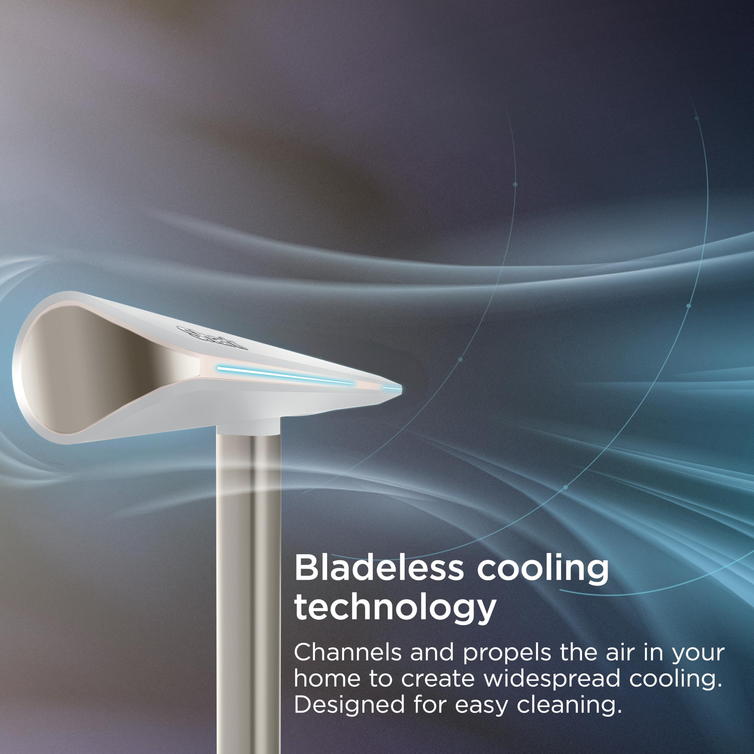 Quiet Bladeless Tower Fan | 180° Oscillating Cooling Fan for Home & Office