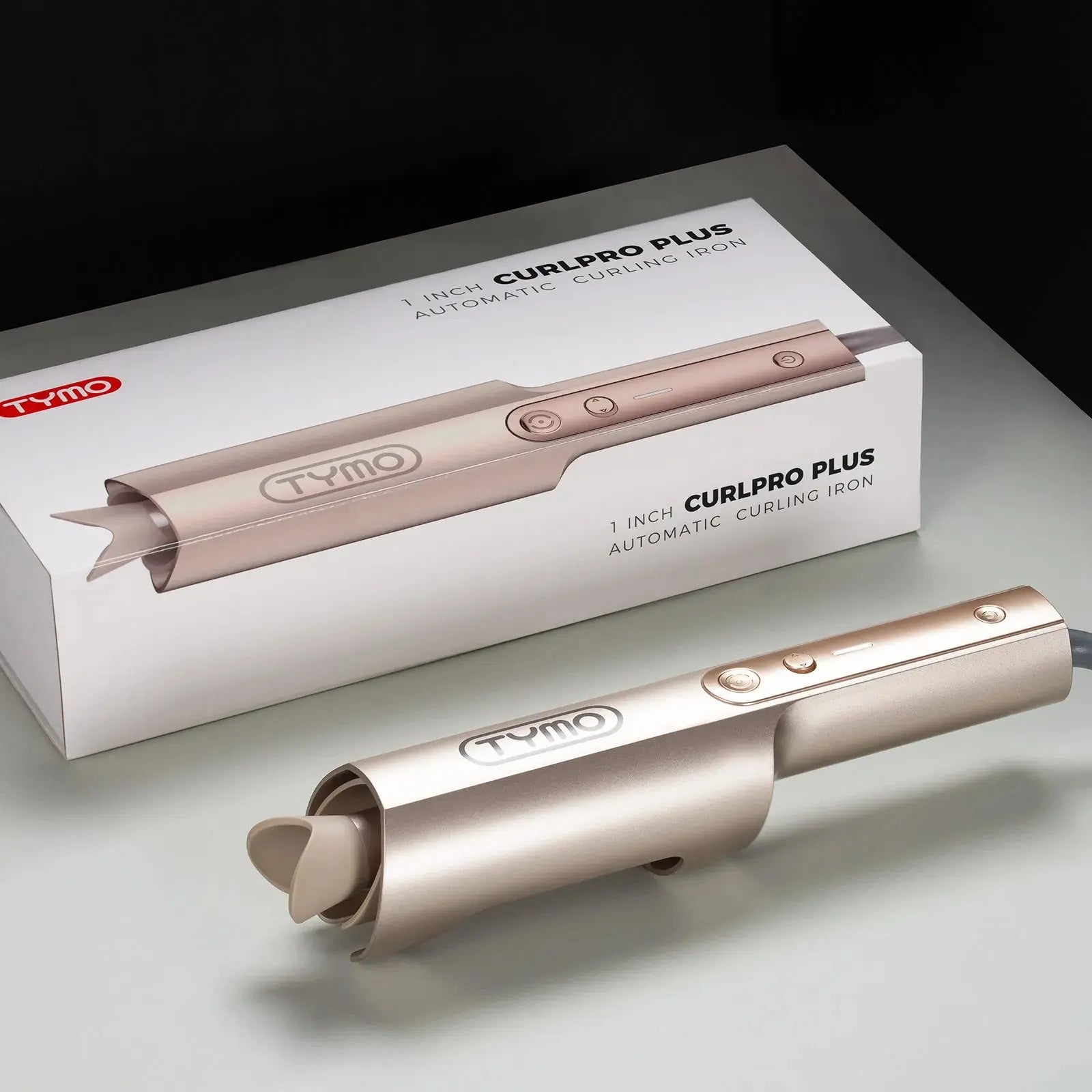 CURLPRO PLUS Ceramic Hair Curler - Temperature Control Curling Wand for All Hair Types