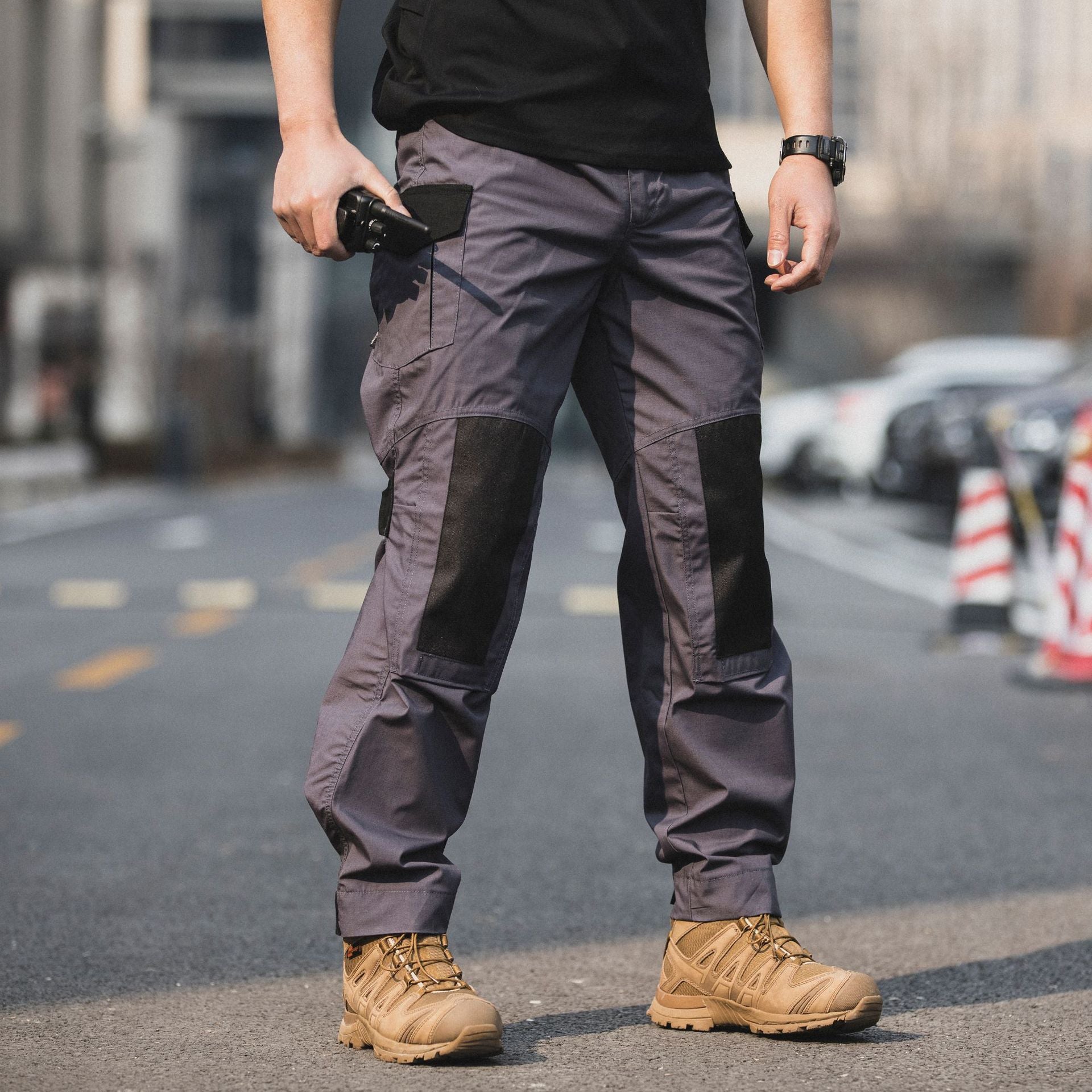 Urban wasserdichte Ripstop Cargohose für Herren