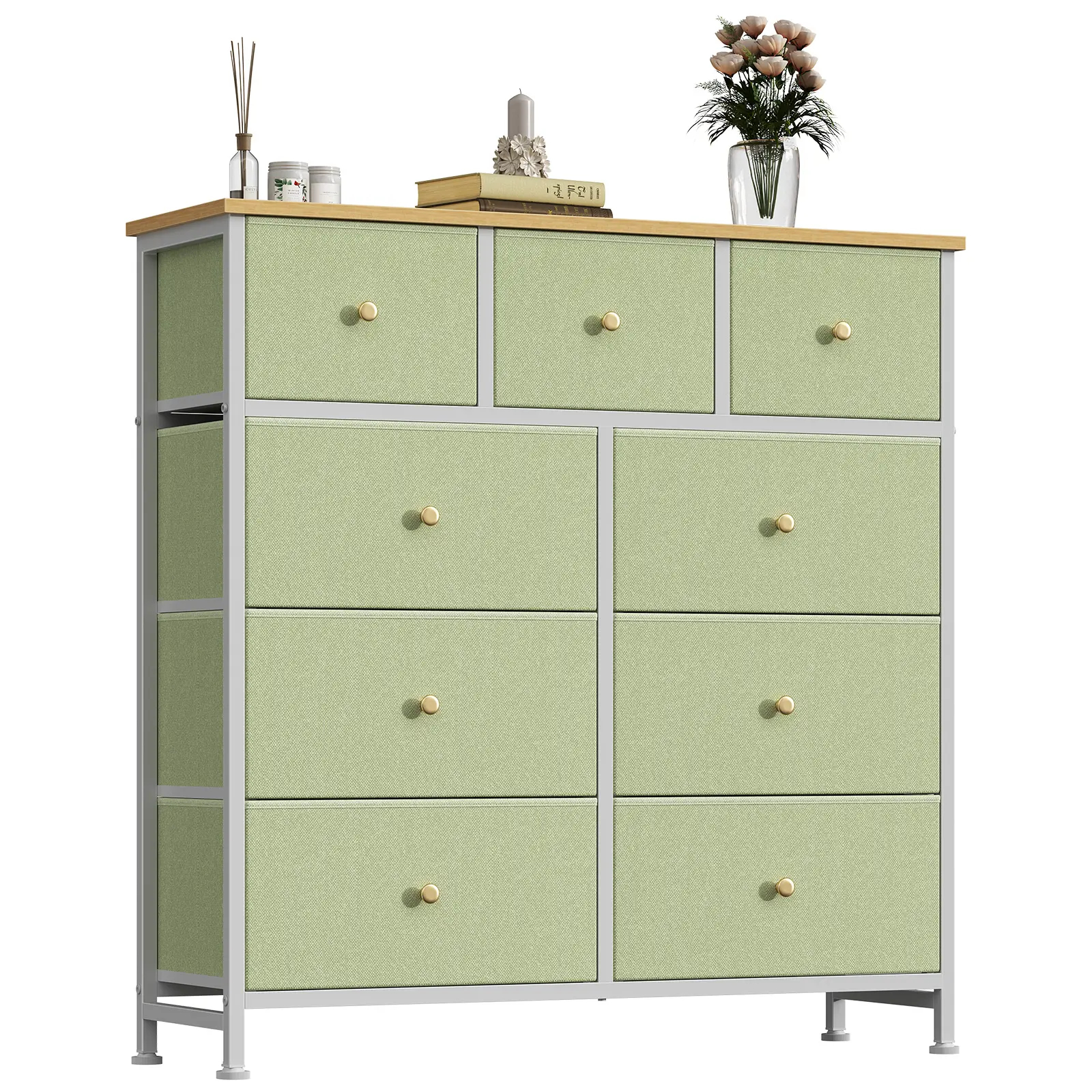9-Drawer Fabric Storage Tower