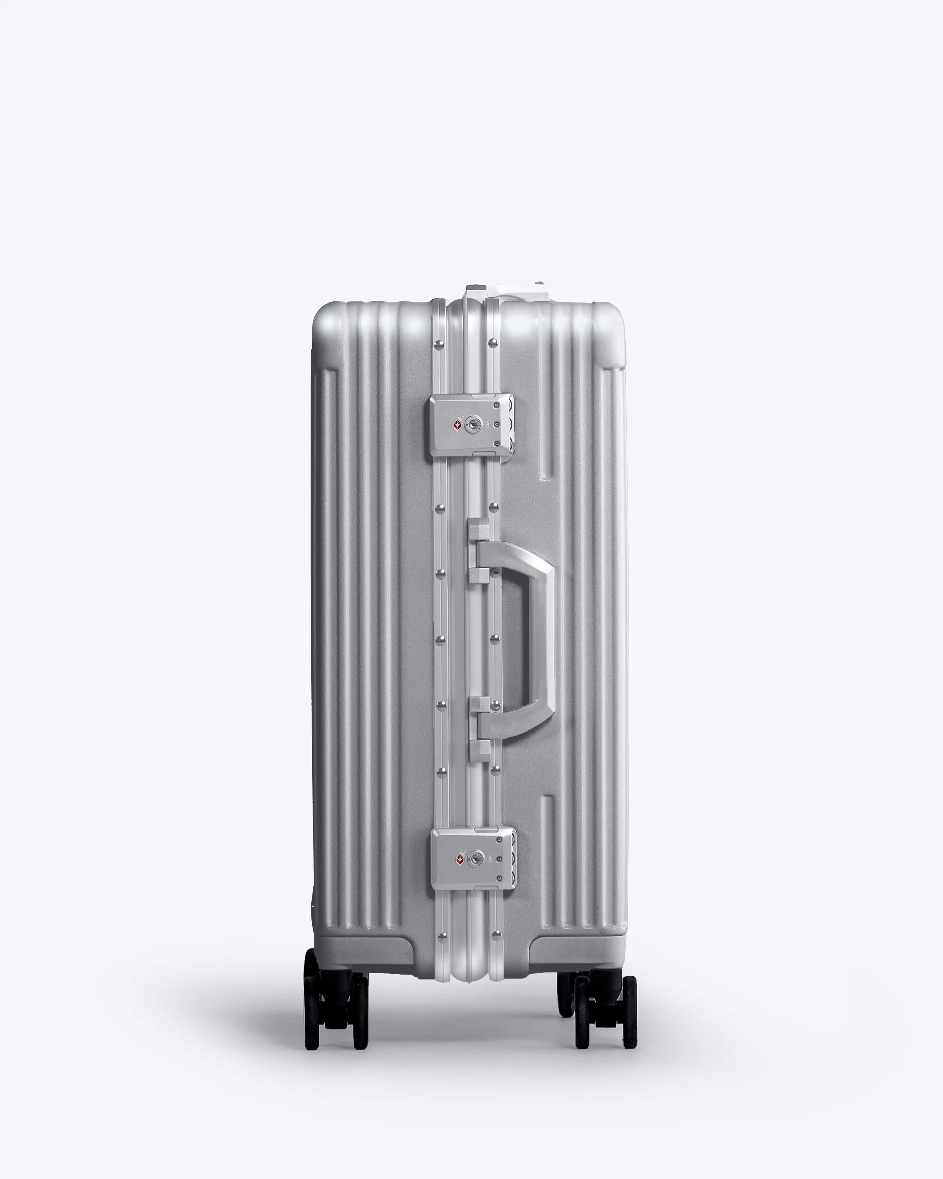 All-in-One Smart Carry-On Suitcase with GPS Tracking, Front Laptop Pocket, USB Charger & Cup Holder