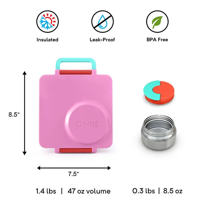 3-Compartment Leakproof Insulated Bento Lunch Box