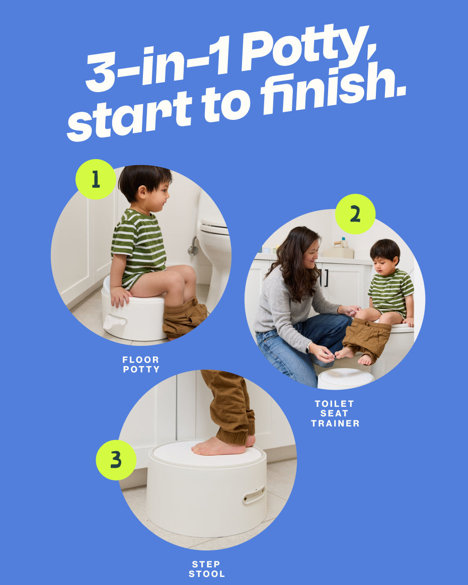3-in-1 Potty Training Seat That Grows With Your Child