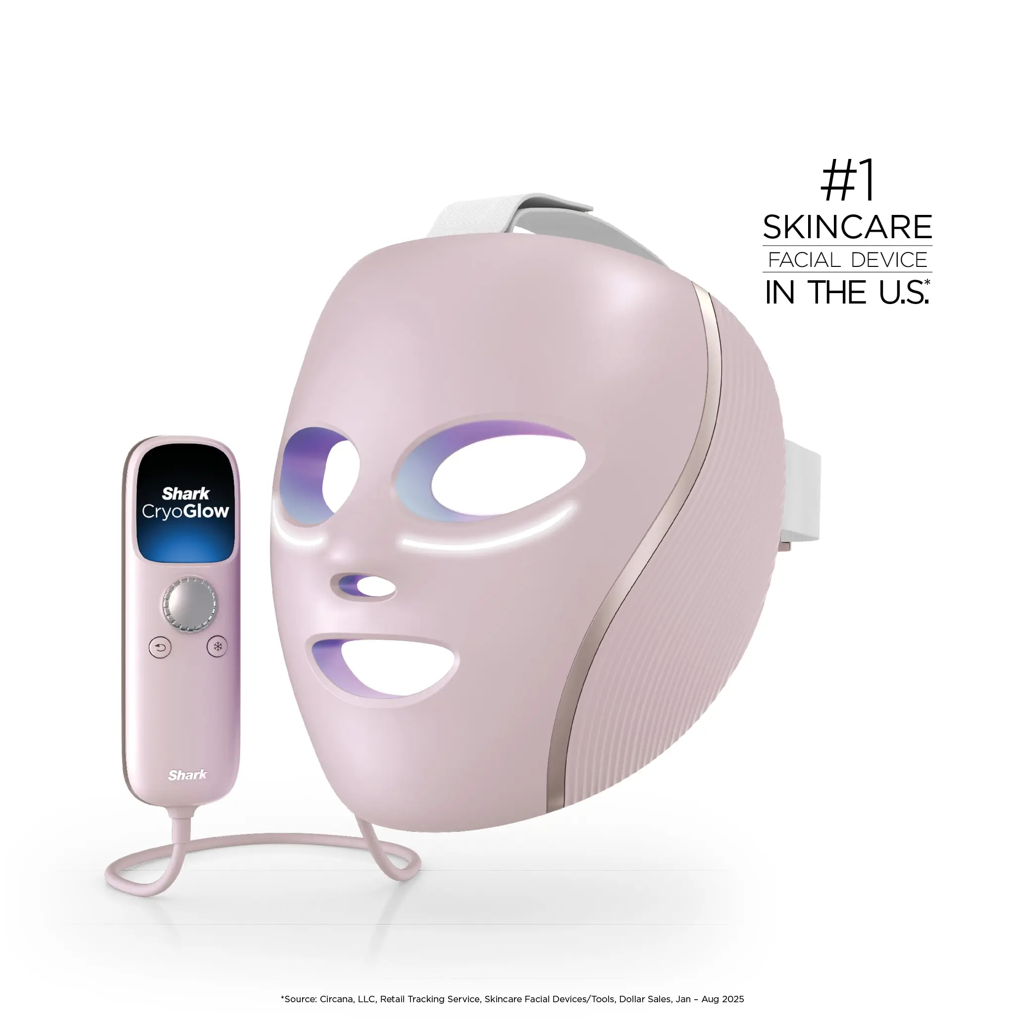 CryoGlow LED Face Mask FW312 for Anti-Aging & Acne
