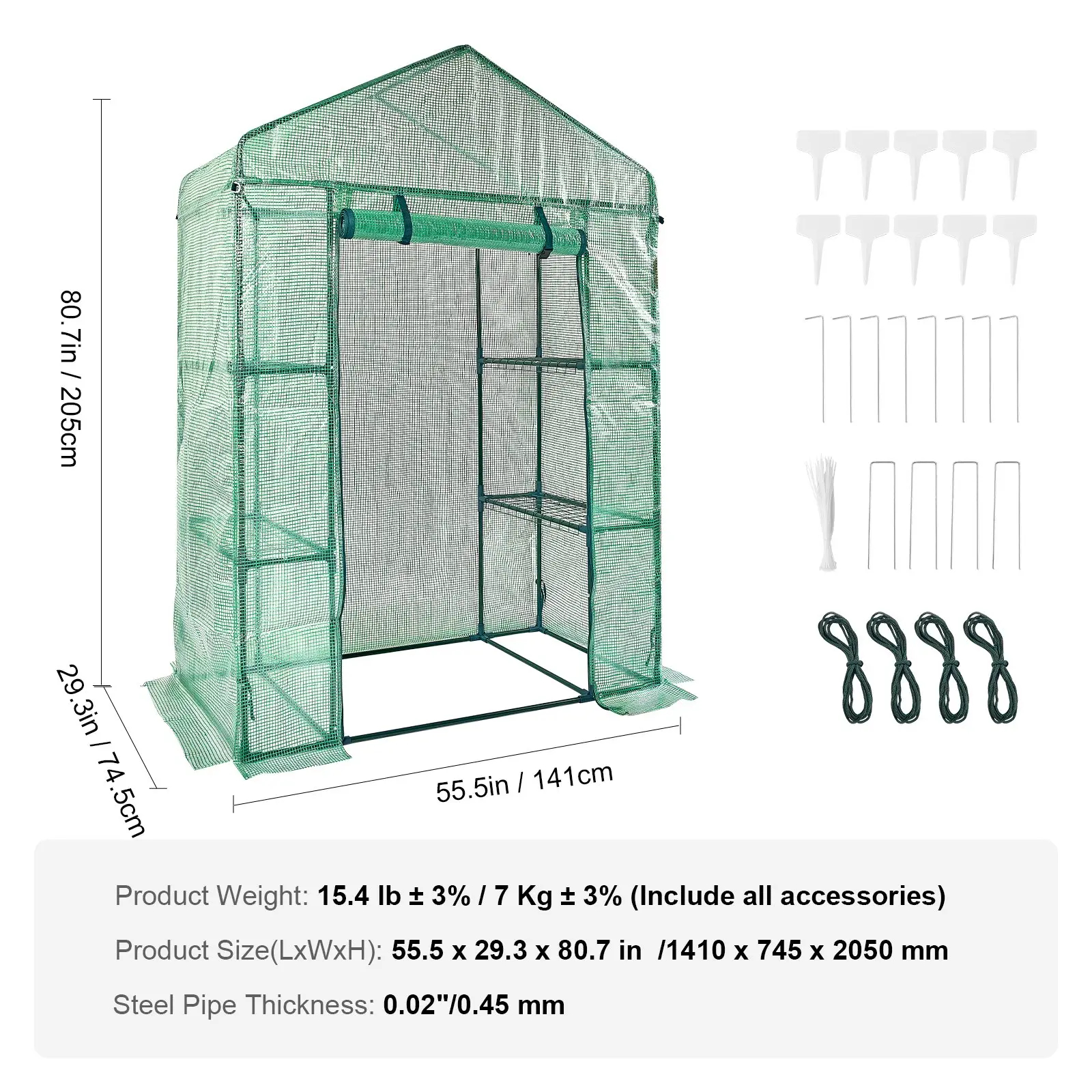 Large Walk-In Tunnel Greenhouse 