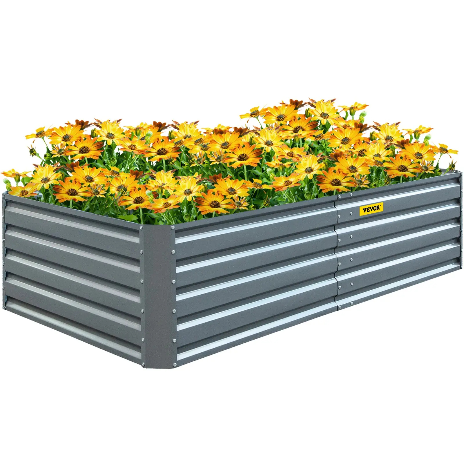 Large Raised Garden Bed with Open Bottom（6.7 x 3 x 1.5 ft）