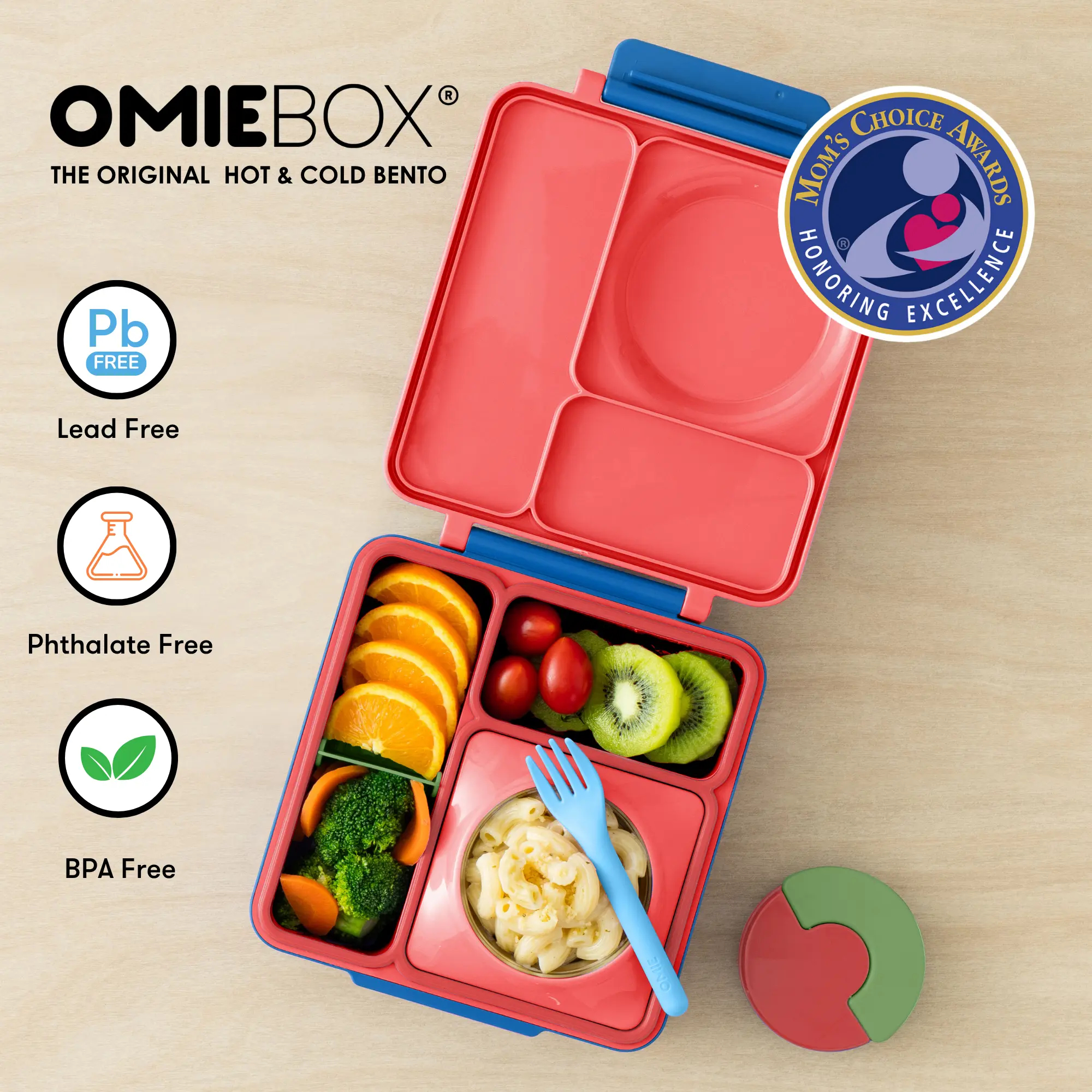 3-Compartment Leakproof Insulated Bento Lunch Box