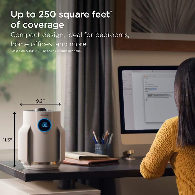 Compact HEPA Air Purifier | Anti-Allergy for Pet Dander, Dust & Pollen