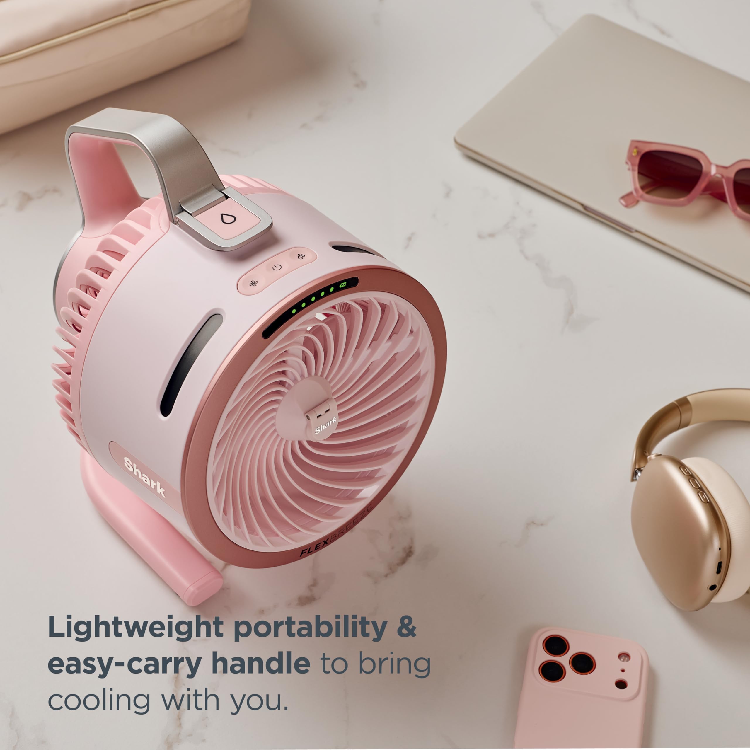 2-in-1 Cordless Portable Fan with Evaporative Mist