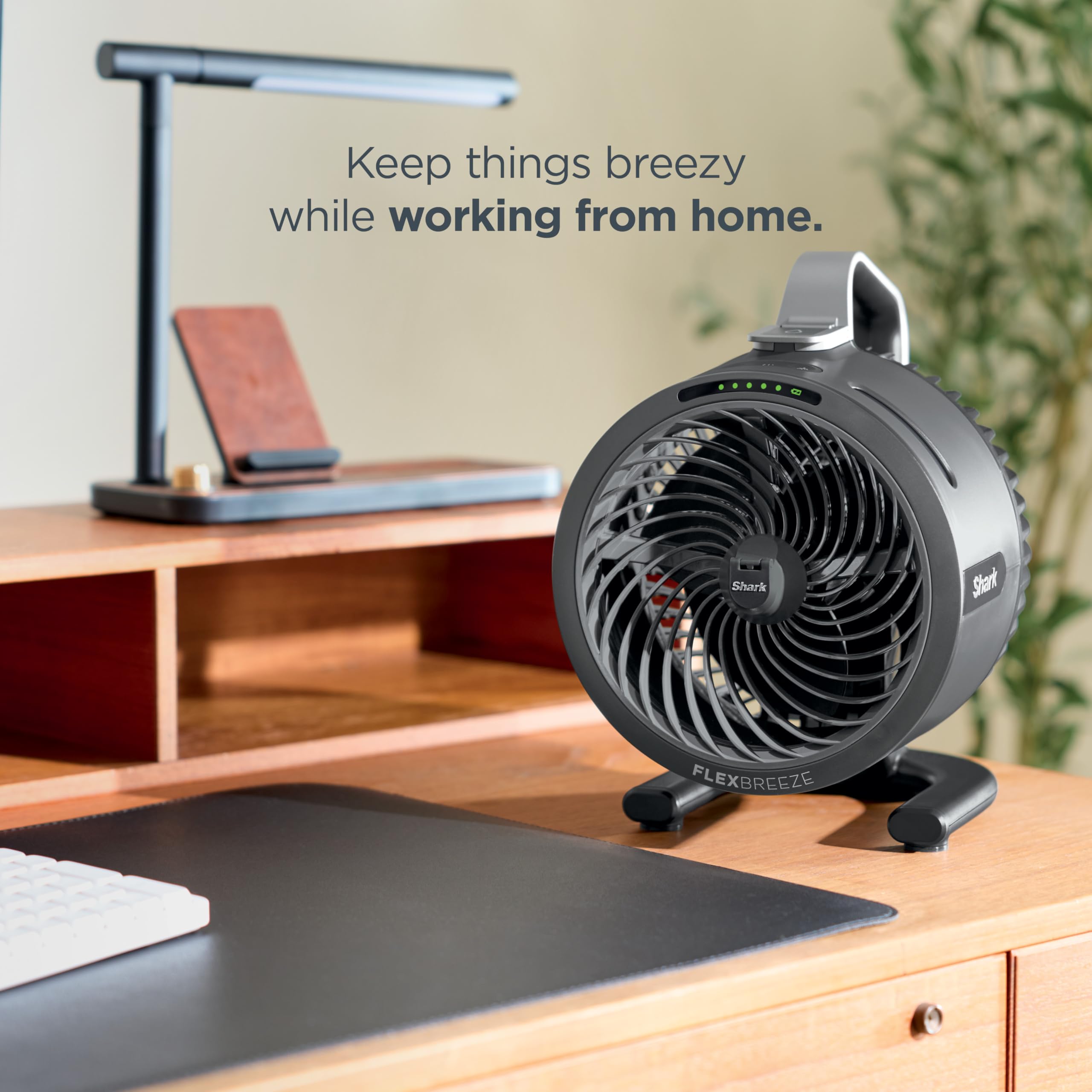 2-in-1 Cordless Portable Fan with Evaporative Mist