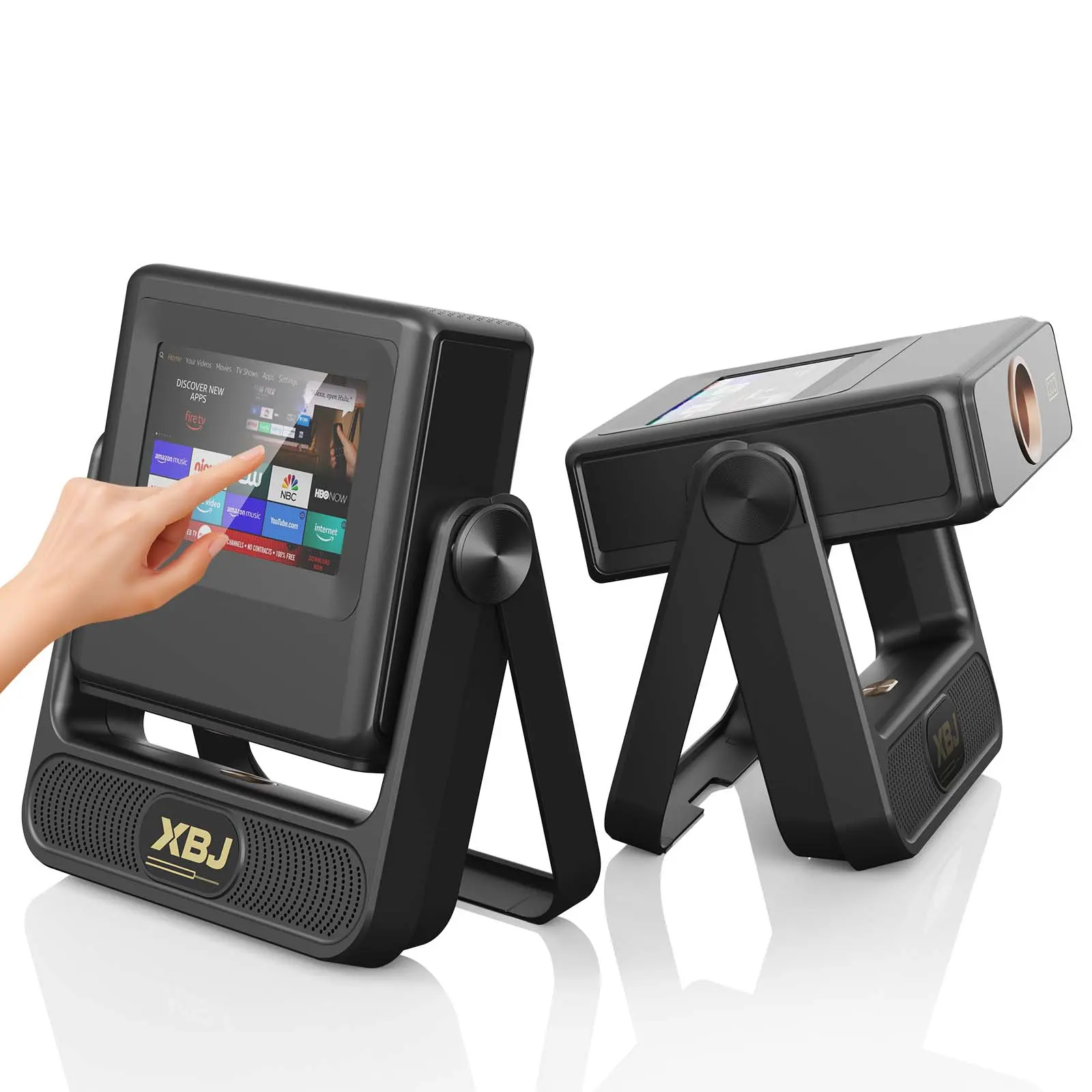 XBJ 4K Mini Projector, Native 1080P Portable Movie Projector with Auto Keystone & WiFi
