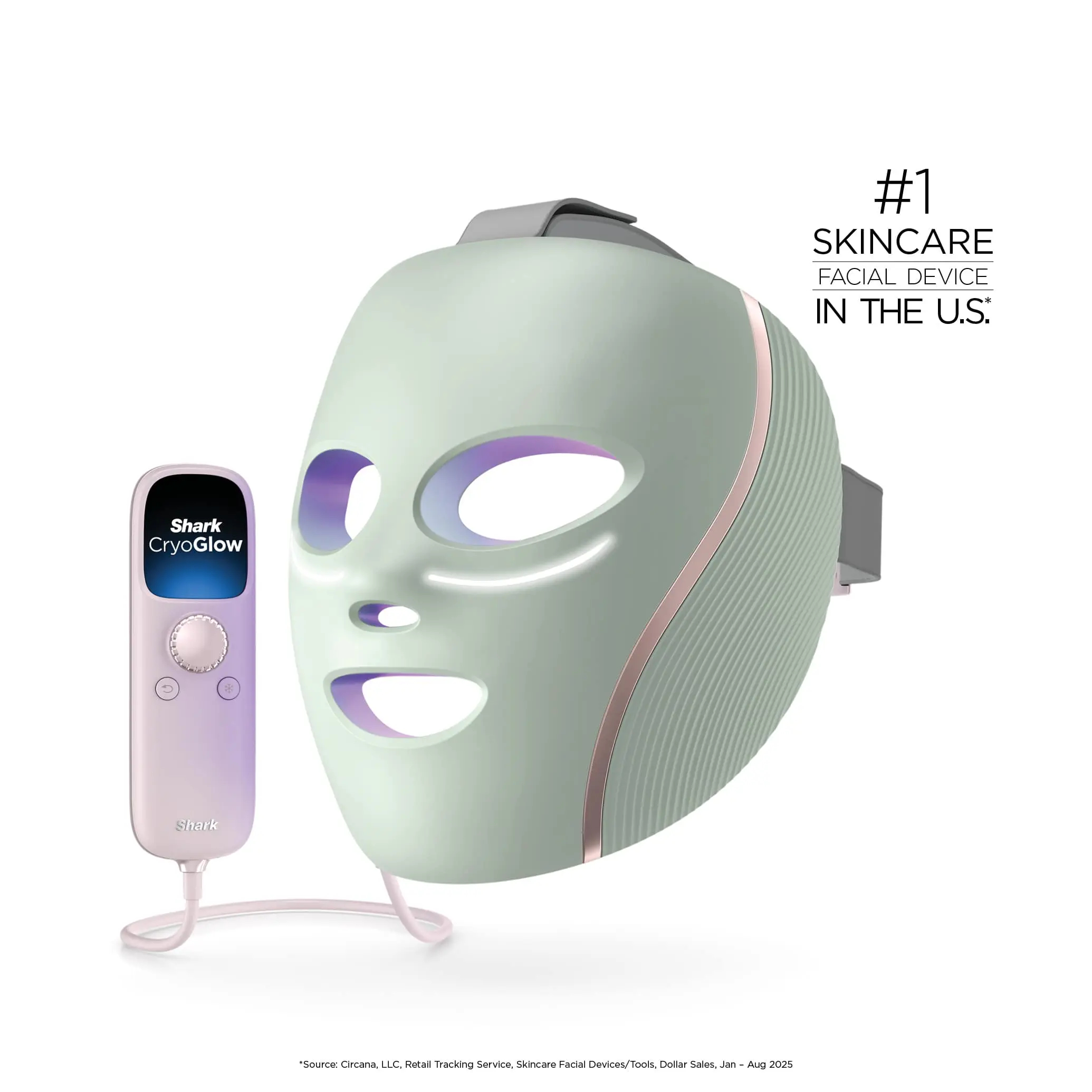 CryoGlow LED Face Mask FW312 for Anti-Aging & Acne