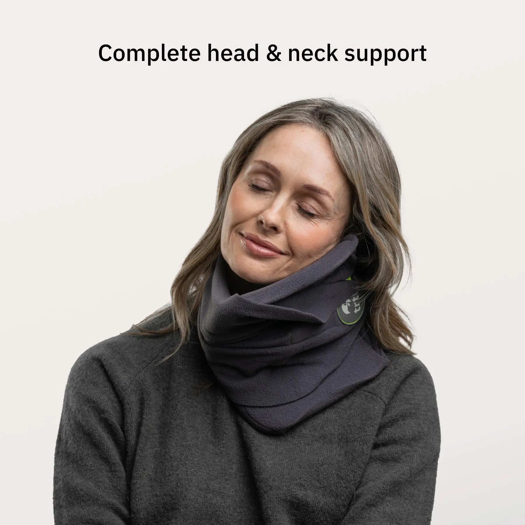 Ergonomic Flight Neck Pillow for Sleeping - Lightweight Shoulder & Neck Support Travel Pillow for Airplane
