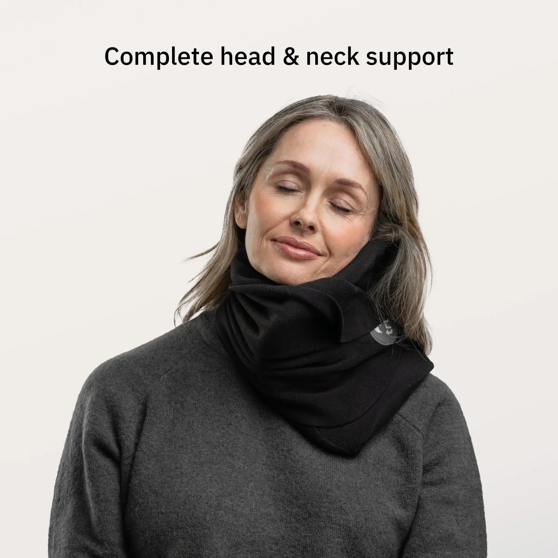 Ergonomic Flight Neck Pillow for Sleeping - Lightweight Shoulder & Neck Support Travel Pillow for Airplane