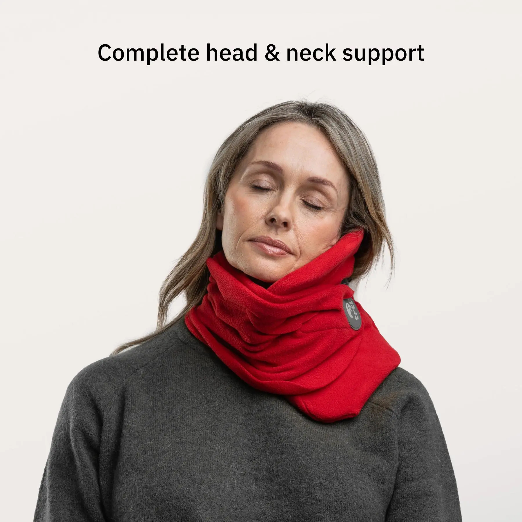 Ergonomic Flight Neck Pillow for Sleeping - Lightweight Shoulder & Neck Support Travel Pillow for Airplane