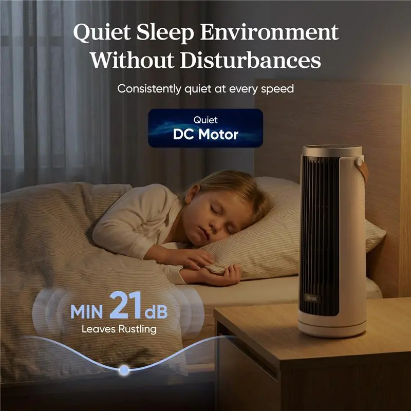Levoit Windi Mini Pro Portable Desk Tower Fan