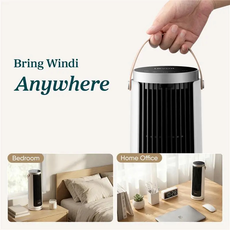 Levoit Windi Mini Pro Portable Desk Tower Fan