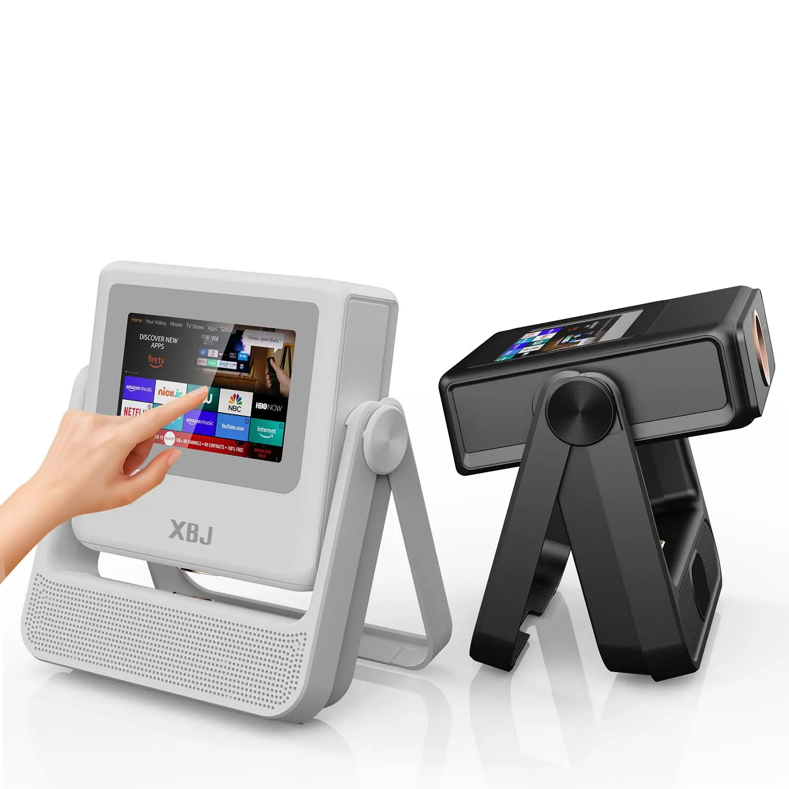 XBJ 4K Mini Projector, Native 1080P Portable Movie Projector with Auto Keystone & WiFi