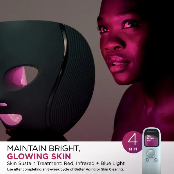 CryoGlow LED Face Mask FW312 for Anti-Aging & Acne