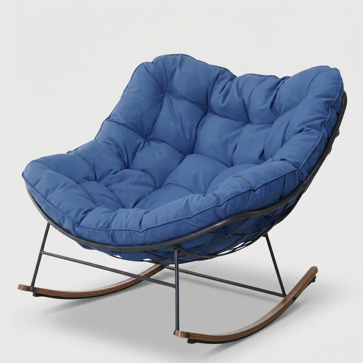 Modern Minimalist Rocking Lounge Chair for Living Room & Bedroom