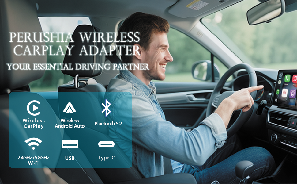 Perushia Brand Wireless CarPlay Adapter Product Introduction