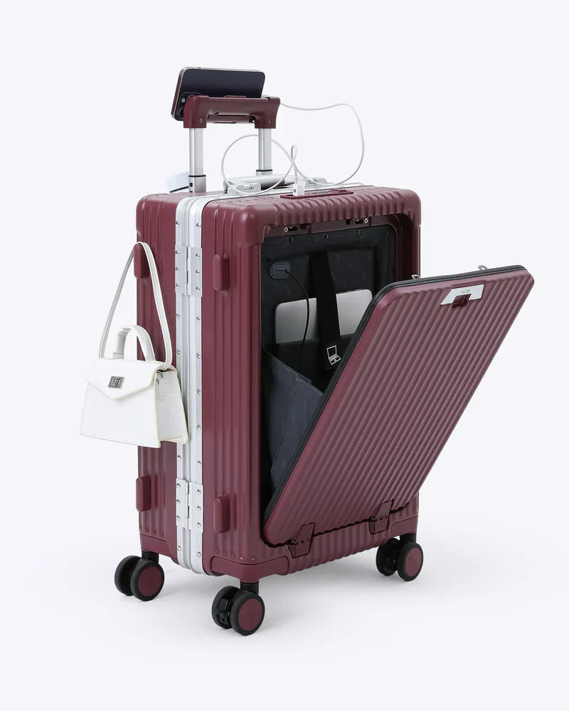 Smart Carry-On Suitcase for Students & Frequent Travellers