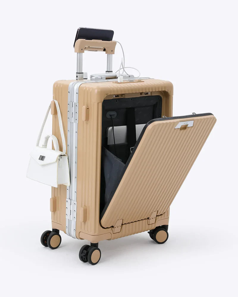 Smart Carry-On Suitcase for Students & Frequent Travellers