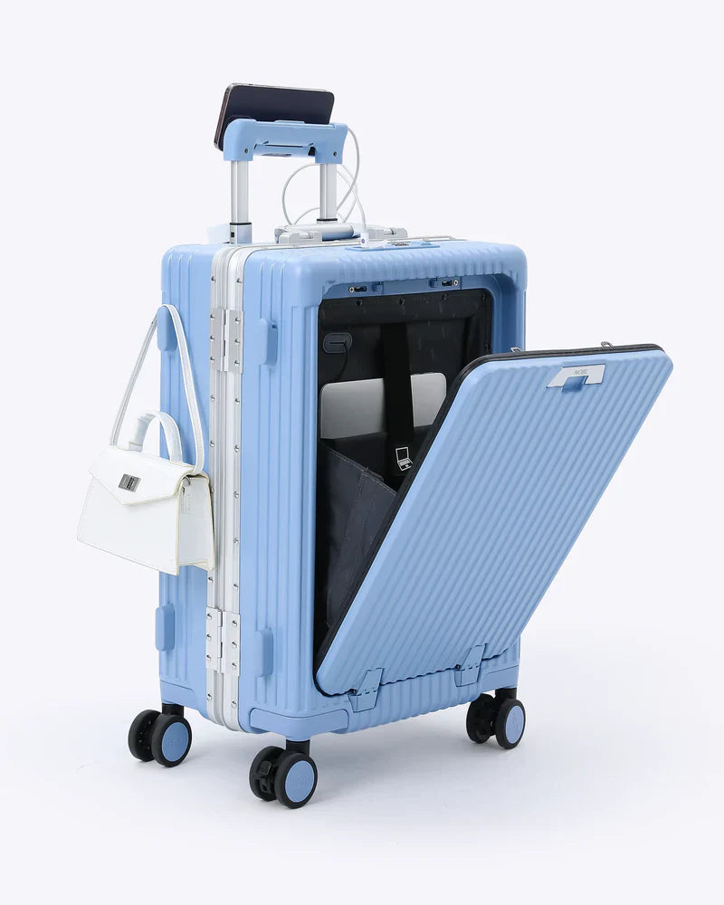 Smart Carry-On Suitcase for Students & Frequent Travellers