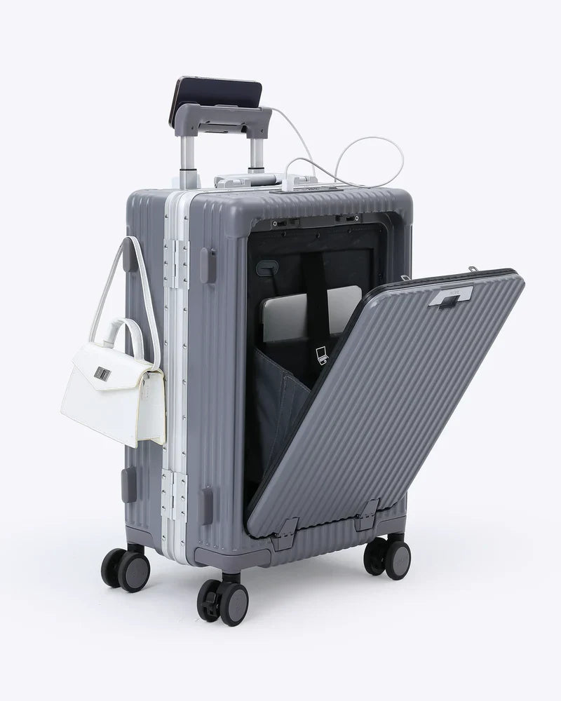 Smart Carry-On Suitcase for Students & Frequent Travellers