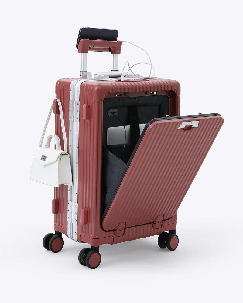 Smart Carry-On Suitcase for Students & Frequent Travellers