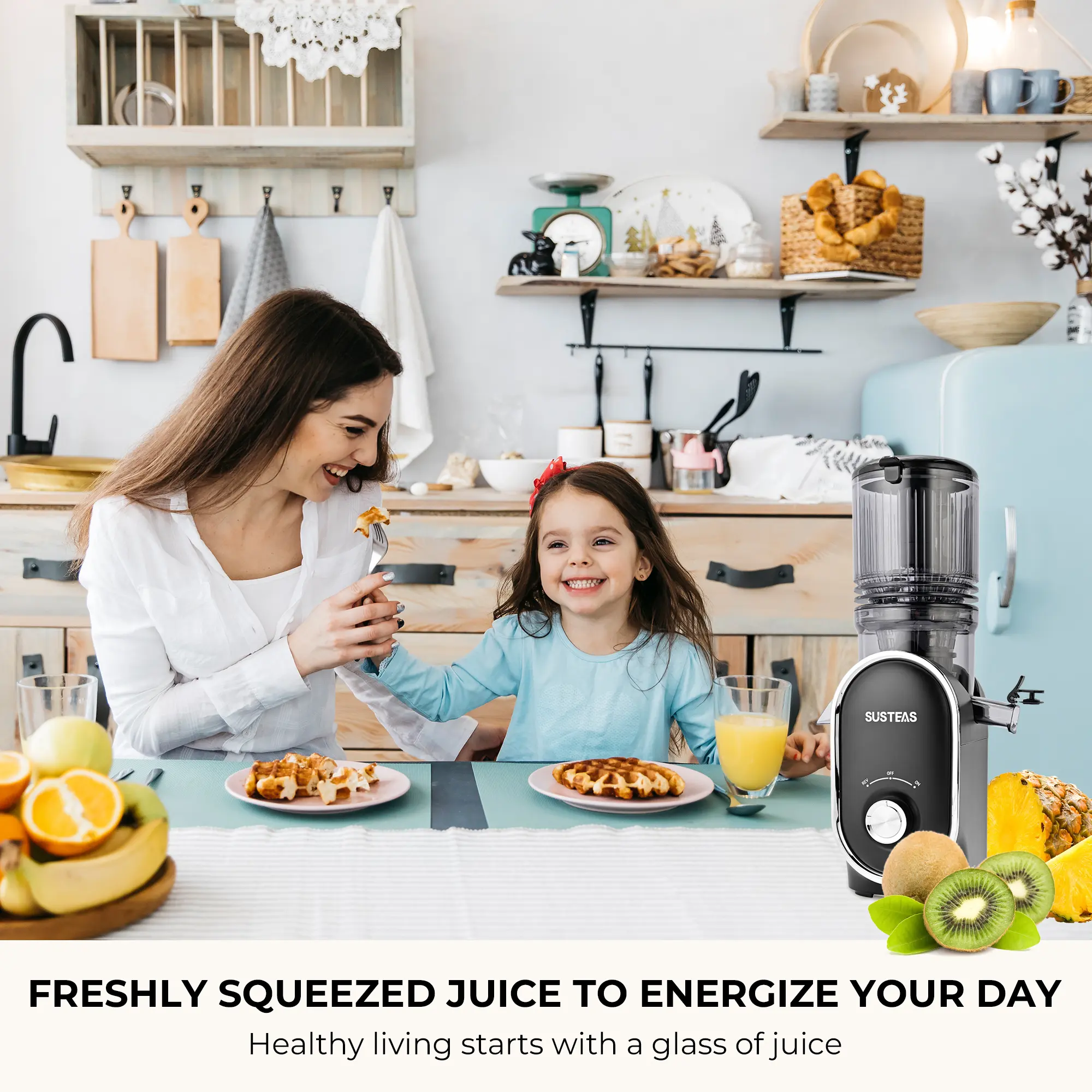 Cold Press Juicer - High Yield & Easy Clean