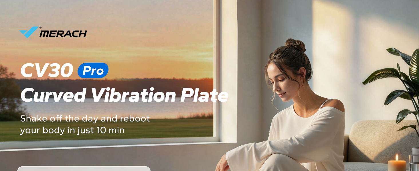 MERACH Vibration Plate Exercise Machine