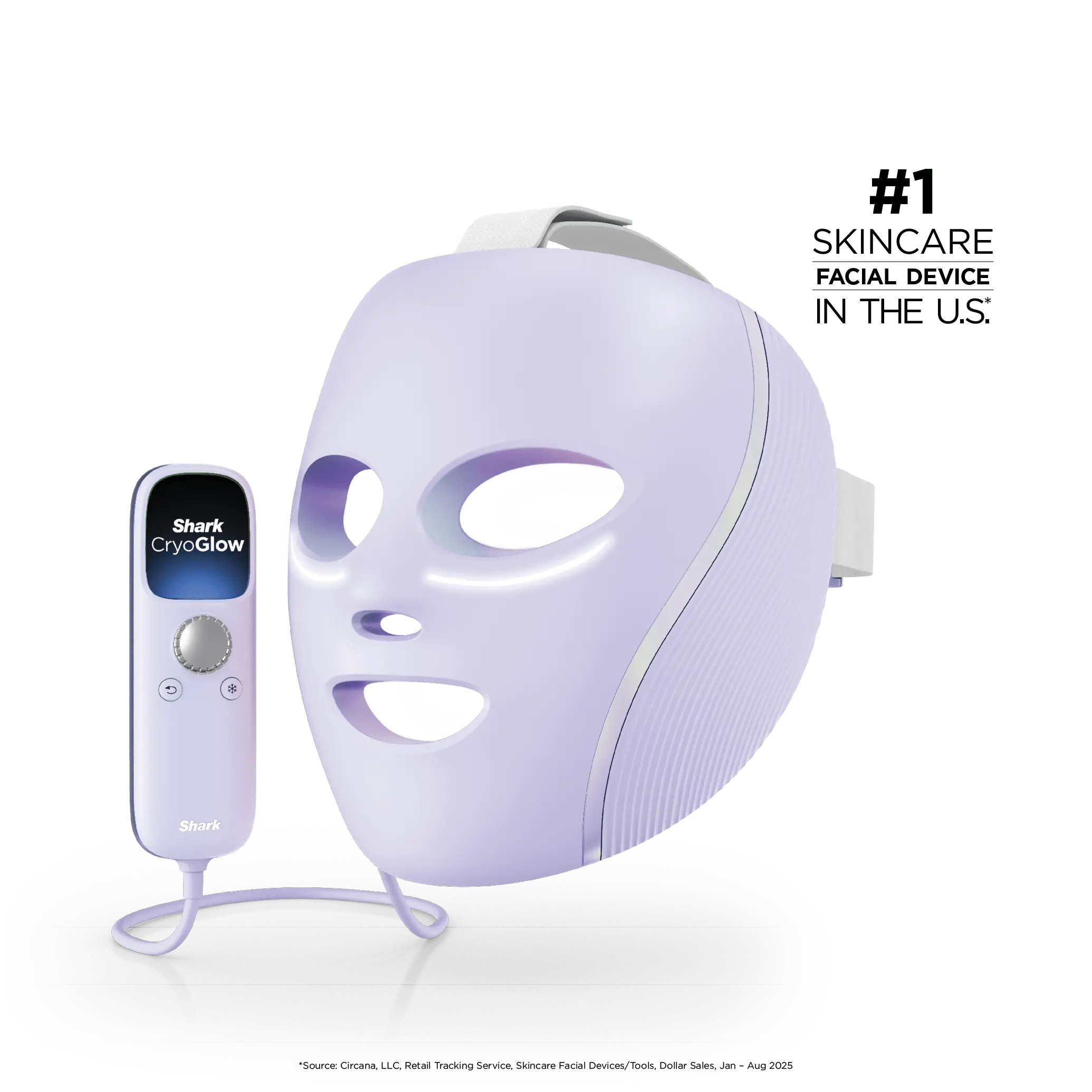CryoGlow LED Face Mask FW312 for Anti-Aging & Acne