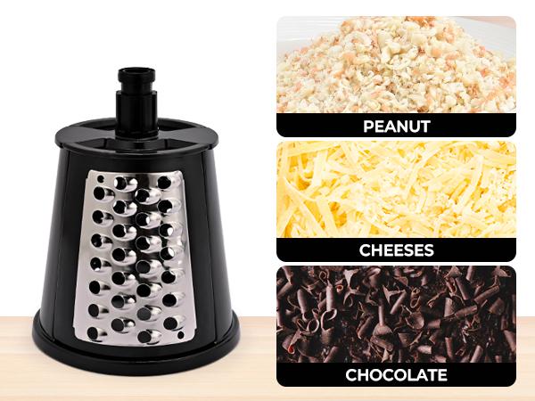 SUSTEAS Vegetable Food Chopper with 6 Design Blades, Powerful Suction Cup Base, 1 Blade Storage Rack & Rotating Cheese Gyro Cutter Kitchen Utensils New Beige summerwins,campingessentials,campinggear,home essentials