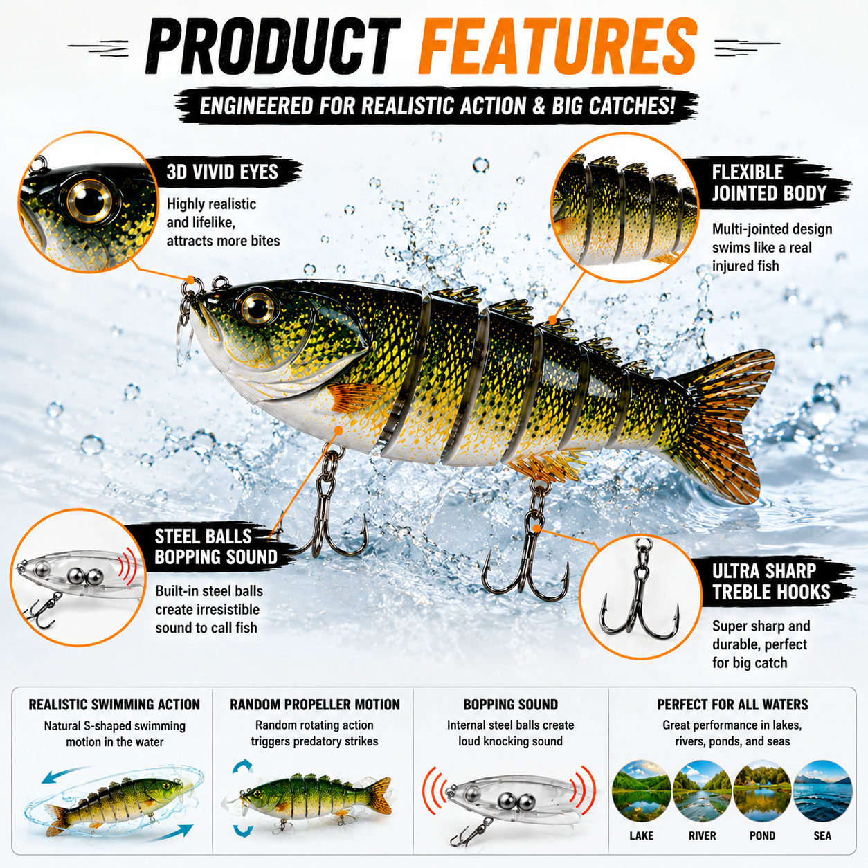 🔥Bionic Lure —Catch Big Fish Fast! 🎣