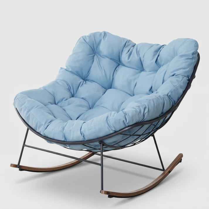 Modern Minimalist Rocking Lounge Chair for Living Room & Bedroom