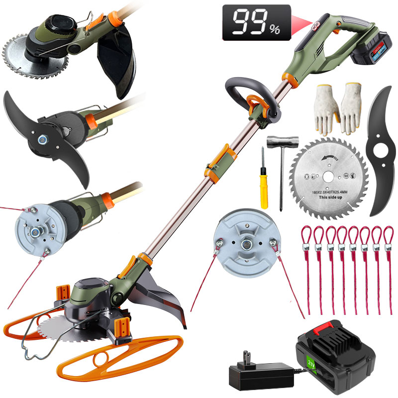 GreenSwift 4‑in‑1 Akku-Rasenmäher