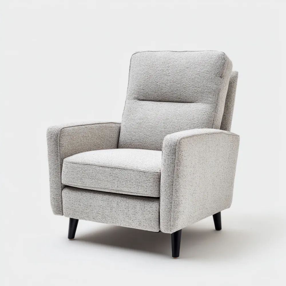 Moderner Sessel 75x85x95 cm – Hellgrau