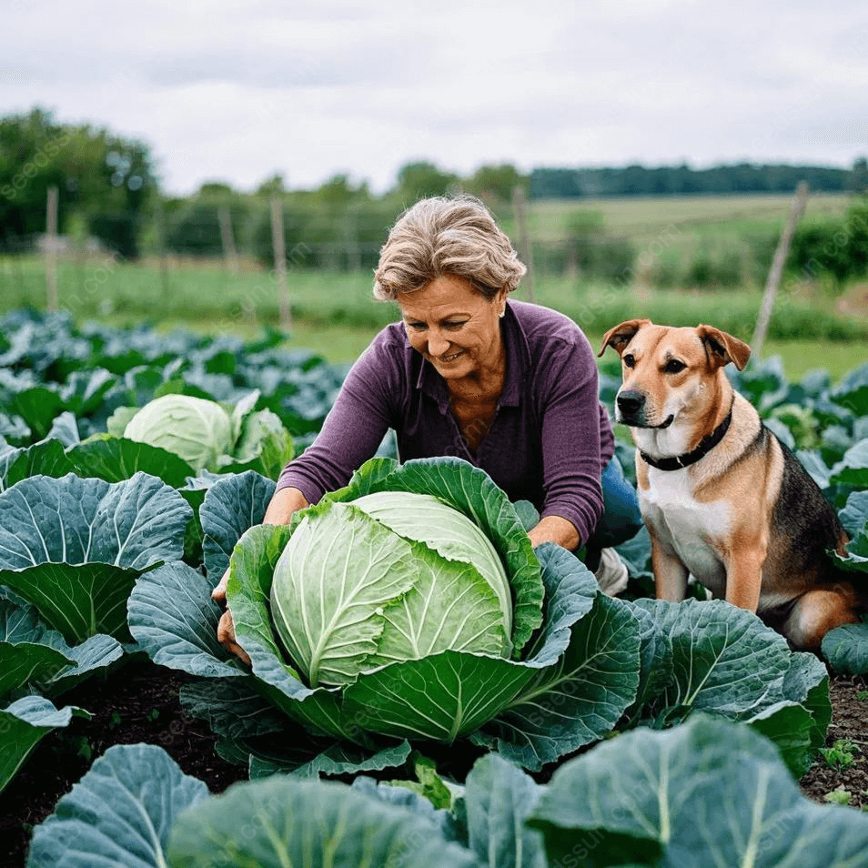 🥬🌱 Graines fraîches de chou vert – cultivez votre récolte croquante et sucrée !