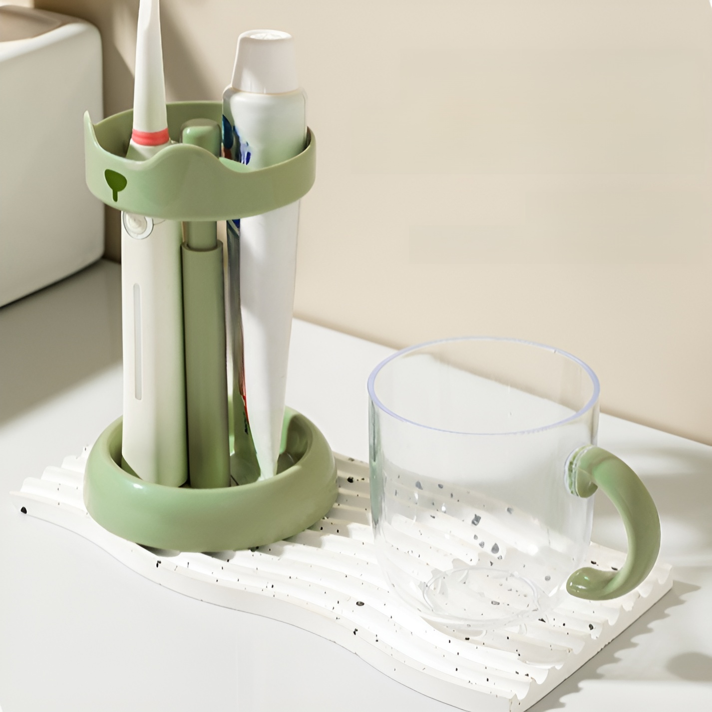 Zahnputzbecherhalter für den Hausgebrauch, schlichtes Design