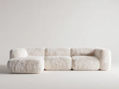 Canapé 3 places en tissu 226x102x80 cm - écru - assise généreuse style moderne-Loftuply