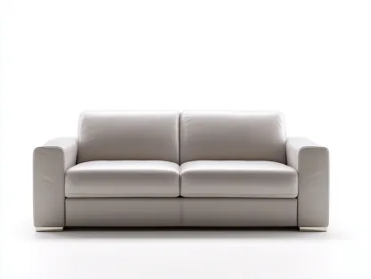 Canapé 2 places en tissu 170x85x84 cm - bleu clair - style scandinave-Loftuply