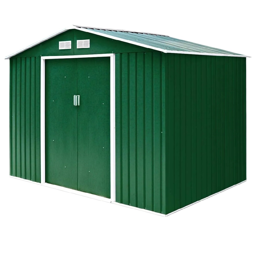 Abri de jardin en métal pour espace extérieur - Résistant aux intempéries - 240 x 180 x 200-zenboxatelier